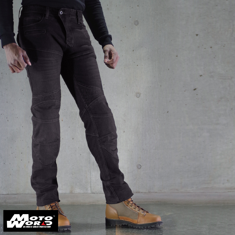 Komine PK718 Superfit Kevlar Denim Motorcycle Riding Jeans